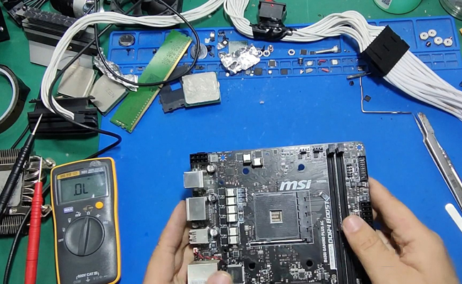 张北华硕电脑主板维修